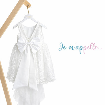Βαπτιστικό φόρεμα Michele ivory Piccolino 25S150