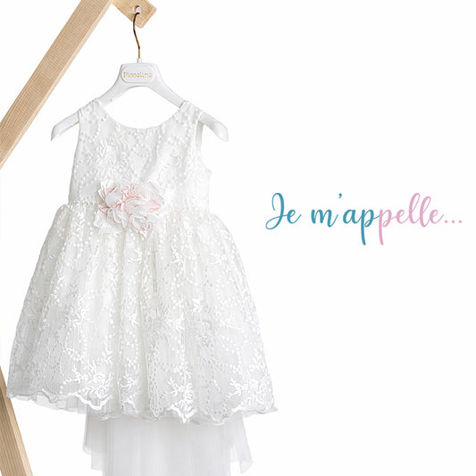 Βαπτιστικό φόρεμα Michele ivory Piccolino 25S150