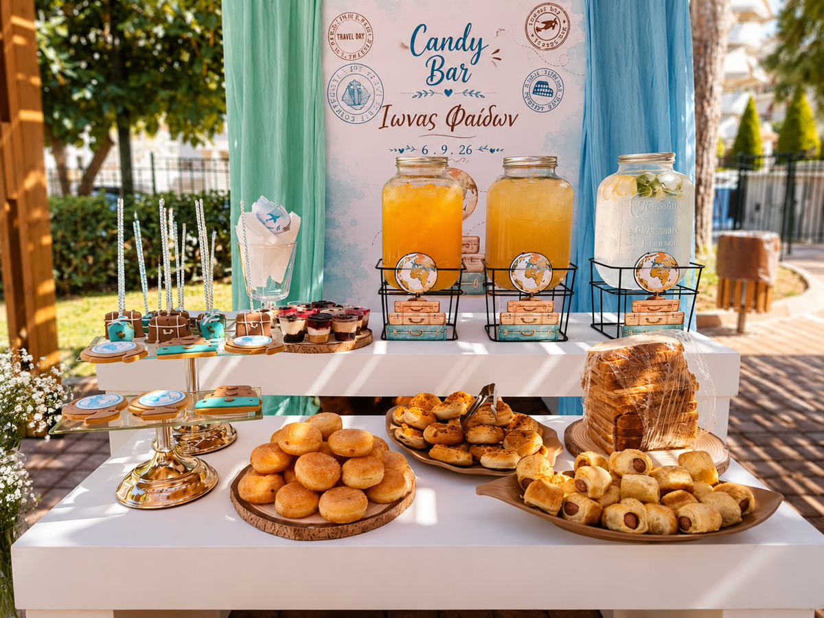 Στολισμός και candy bar ταξίδια